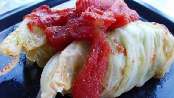 Pigs In The Blanket Aka Stuffed Cabbage