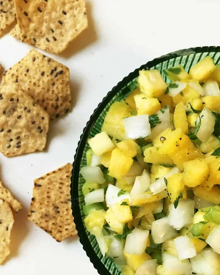 Pineapple And Coriander Salsa