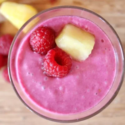 Pineapple And Raspberry Smoothie