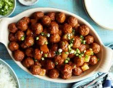 Pineapple Barbecued Meatballs