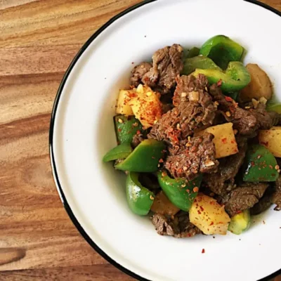 Pineapple Beef Stir Fry