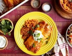 Pineapple-Black Bean Enchiladas