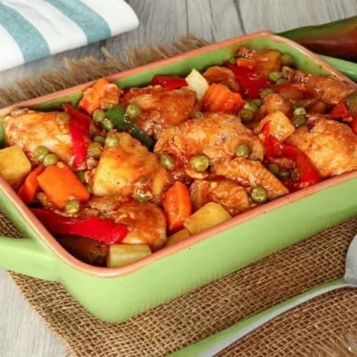 Pineapple Chicken Afritada