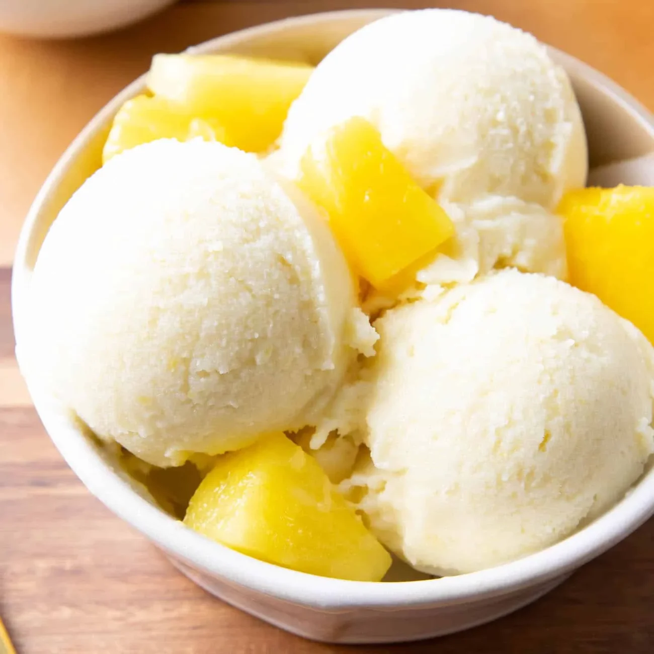 Pineapple- Coconut Sorbet