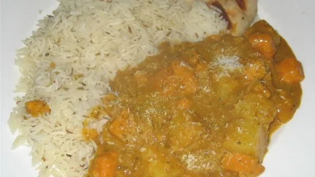 Pineapple-Infused Sweet Potato Korma: A Tropical Twist