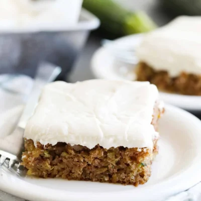 Pineapple Zucchini Cake With Cream Cheese Frosting