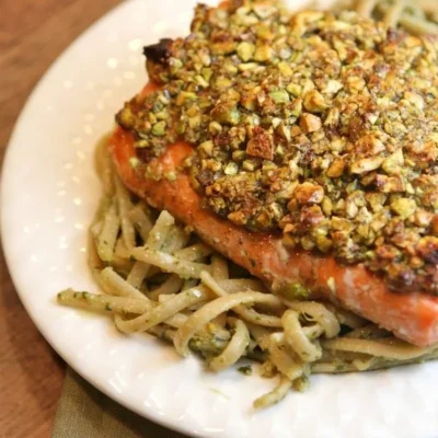 Pistachio Baked Salmon