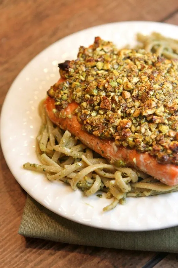 Pistachio Baked Salmon