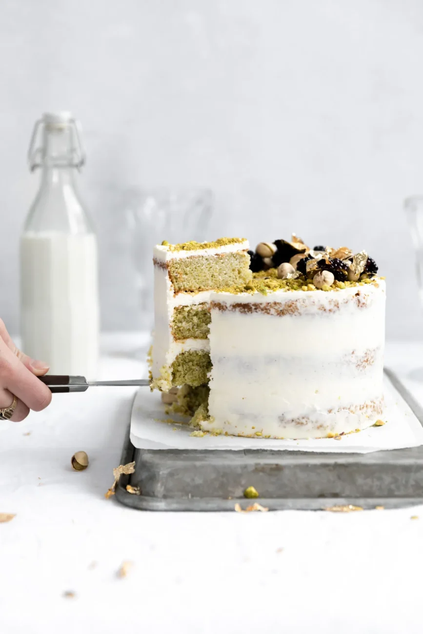 Pistachio Cake From Scratch