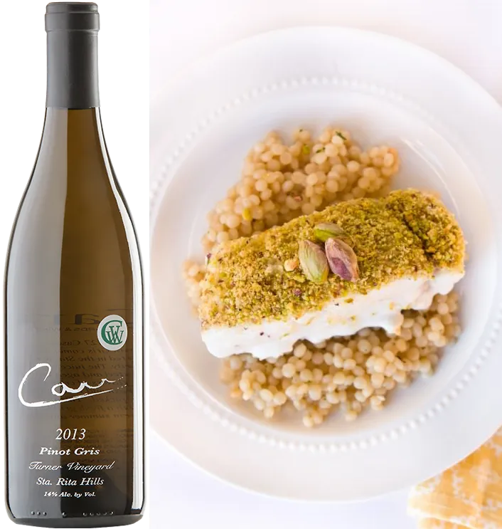 Pistachio Crusted Halibut With Spicy