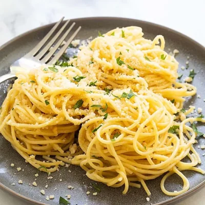 Plain Spaghetti Parmesan