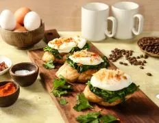 Poached Eggs Florentine