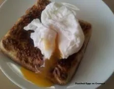 Poached Eggs On Crumpet