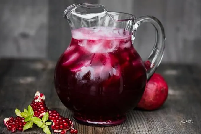 Pomegranate And Maple Punch