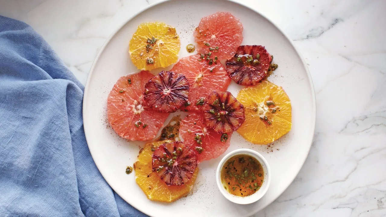 Pomelo Fruit Platter