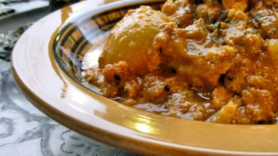 Pork And Apricot Curry