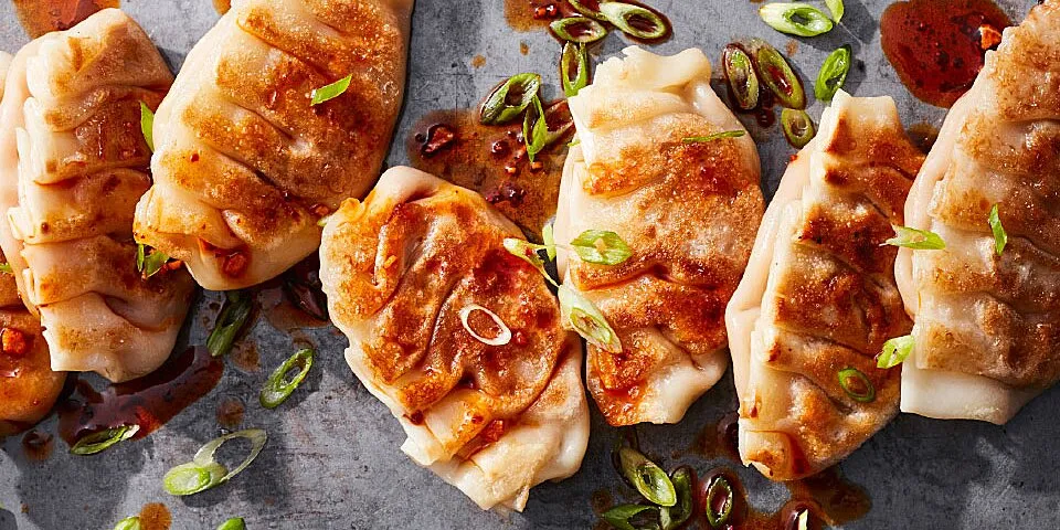 Pork And Spinach Potstickers