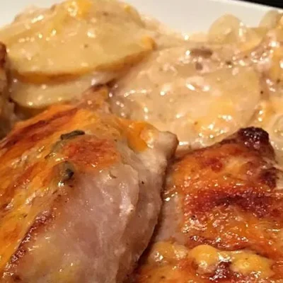 Pork Chop - Potato Casserole