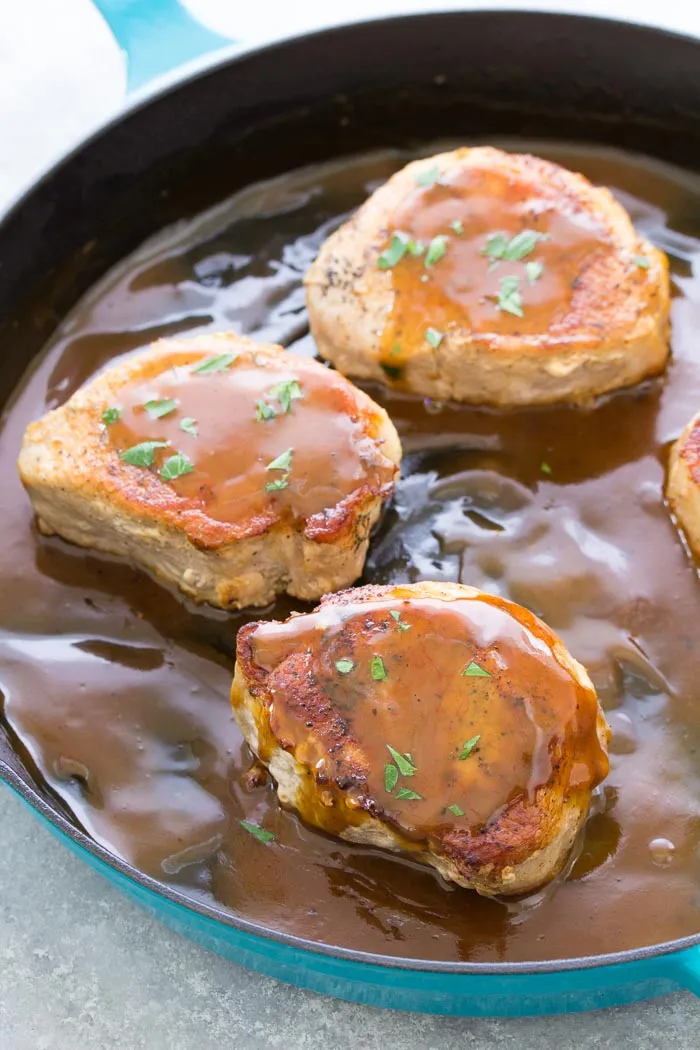 Pork Chops In Honey Mustard Sauce