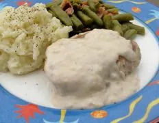 Pork Chops Smothered In Mushroom Gravy