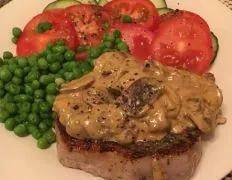 Pork Chops With Mushroom Cream Sauce