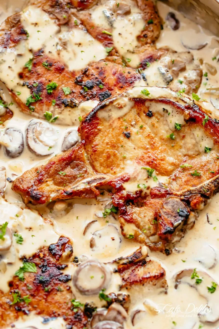 Pork Chops With Mushroom Sauce