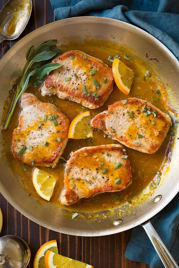 Pork Chops With Sage And Sweetened