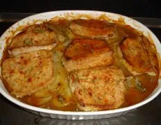 Pork Chops With Scalloped Potatoes And