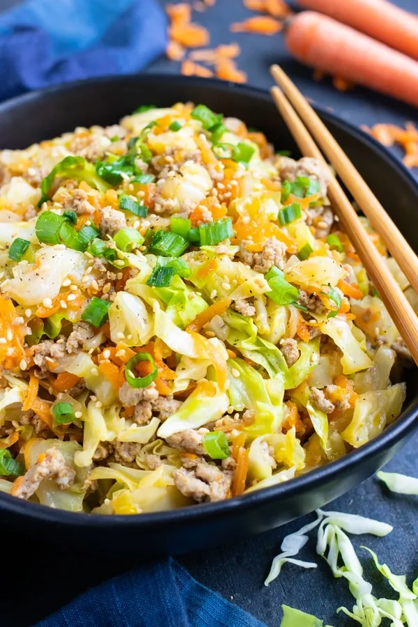 Pork Egg Roll Bowl