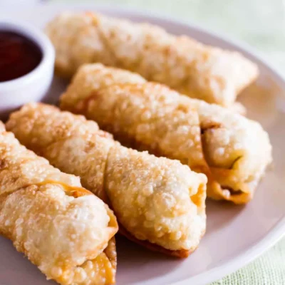 Pork Egg Rolls With Sweet And Sour Sauce