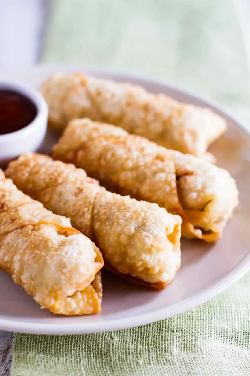 Pork Egg Rolls With Sweet And Sour Sauce