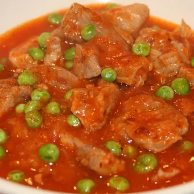 Pork Guisantes Filipino Pork And Peas