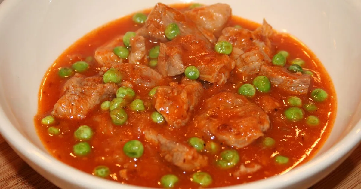 Pork Guisantes Filipino Pork And Peas