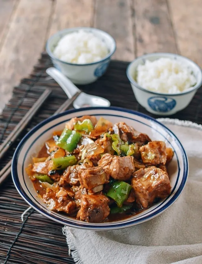 Pork In Black Bean Sauce