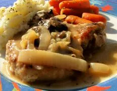 Pork Loin Chops With Mushroom Onion Gravy