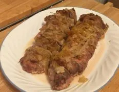 Pork Loin With Caramelized Onions