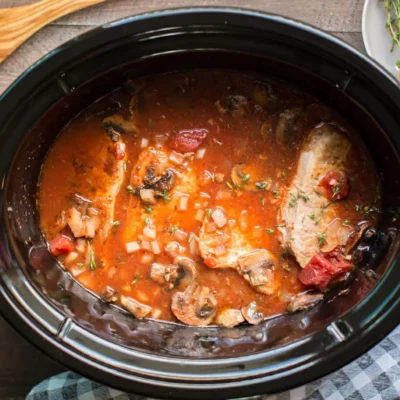 Pork Or Chicken Cacciatore