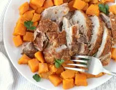 Pork Roast Over Sweet Potatoes For The Crock