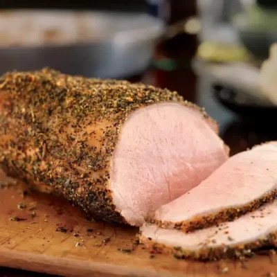 Pork Roast With Herbed Pepper Rub