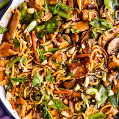 Pork Stir Fry With Hokkien Noodles