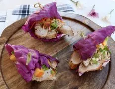 Pork Tenderloin Red Cabbage Wraps