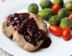 Pork Tenderloin With Balsamic- Cranberry Sauce