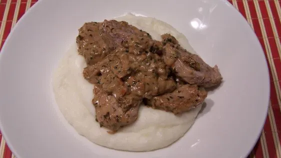 Pork Tenderloin With Creamy Herb Sauce