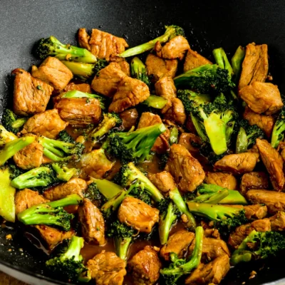 Pork With Broccoli And Hoisin Sauce