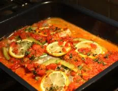 Portuguese- Style Baked Fish