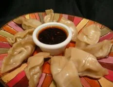 Pot Stickers With Spicy Dipping Sauce