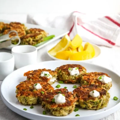 Potato And Broccoli Cakes