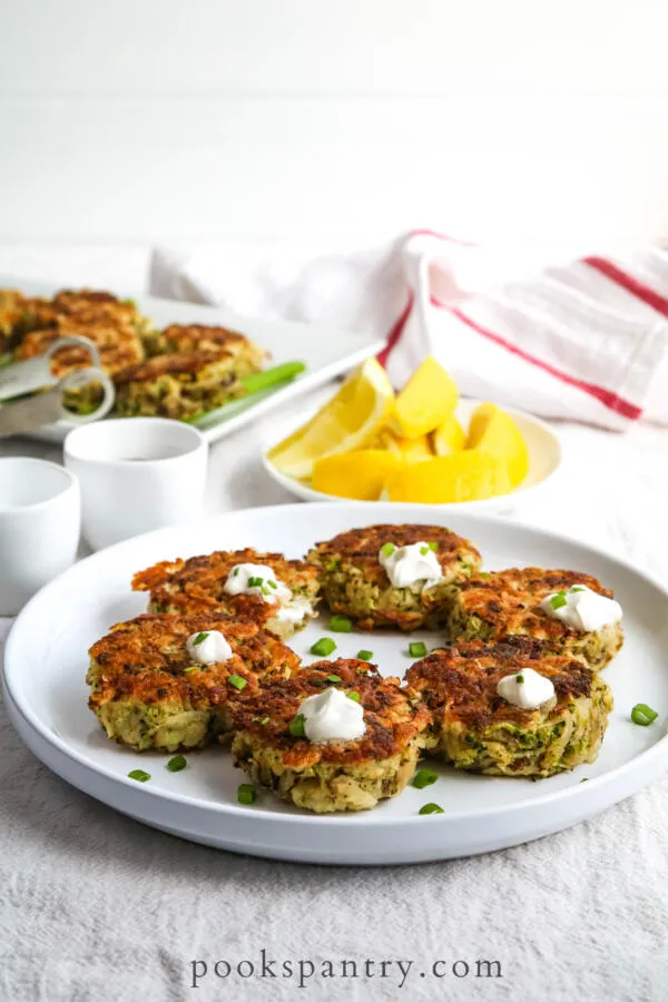 Potato And Broccoli Cakes