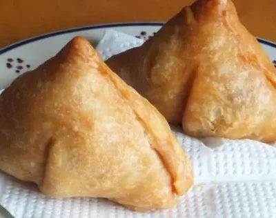 Potato And Coriander Samosas