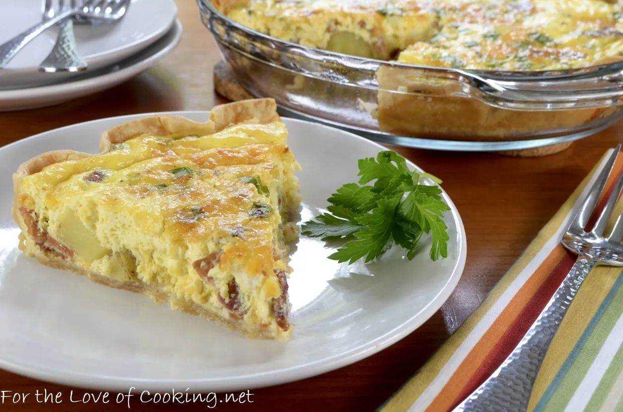 Potato And Onion Quiche